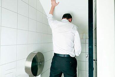 problemen met plassen als gevolg van prostatitis